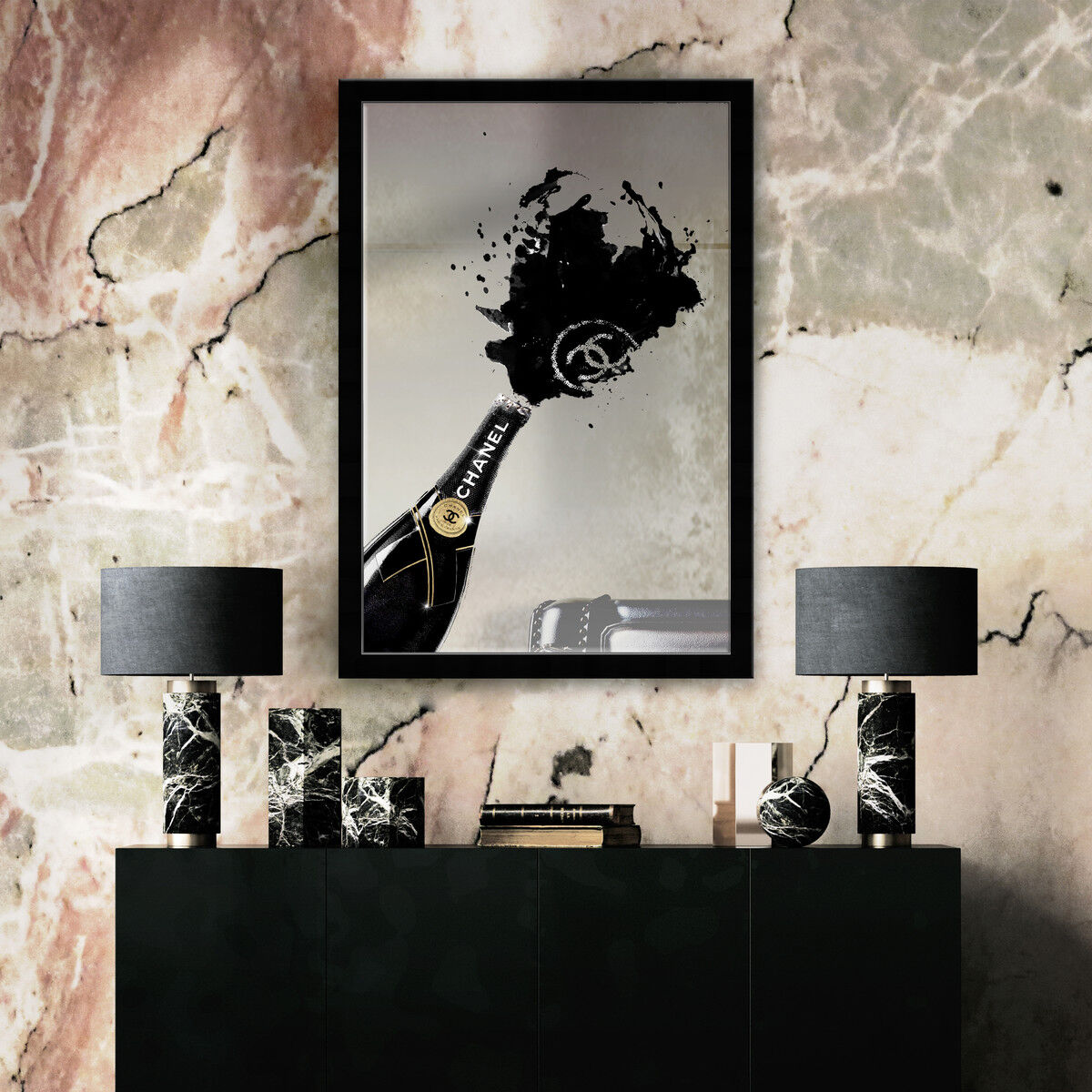 Noir Champagne Mirror