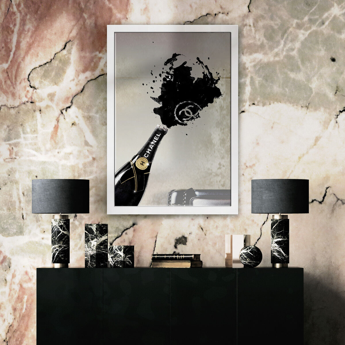 Noir Champagne Mirror