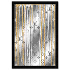 Luxury Drips Black and White Mirror