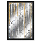 Luxury Drips Black and White Mirror
