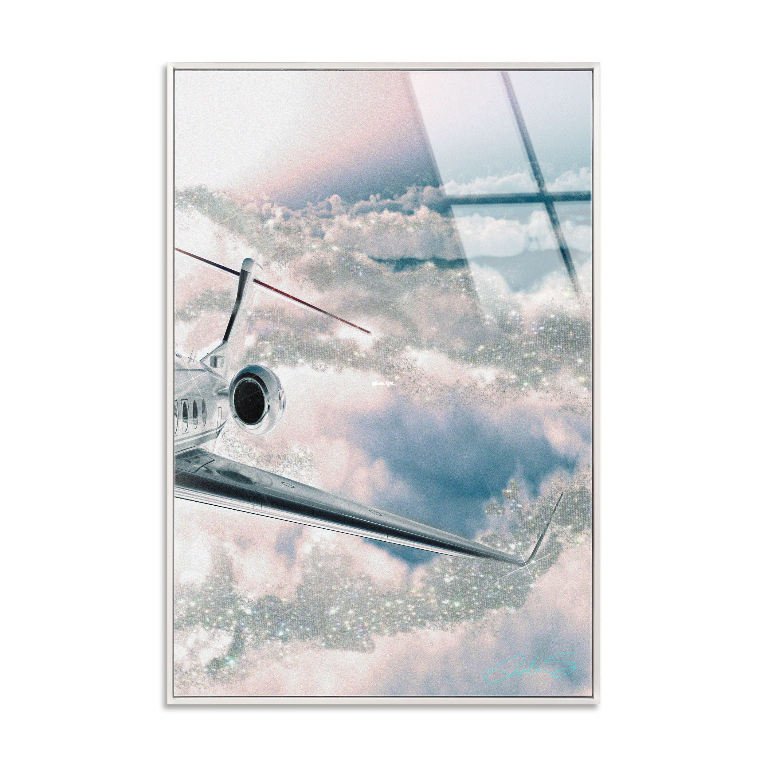 Taking the Jet Up - Framed Acrylic Art Main image