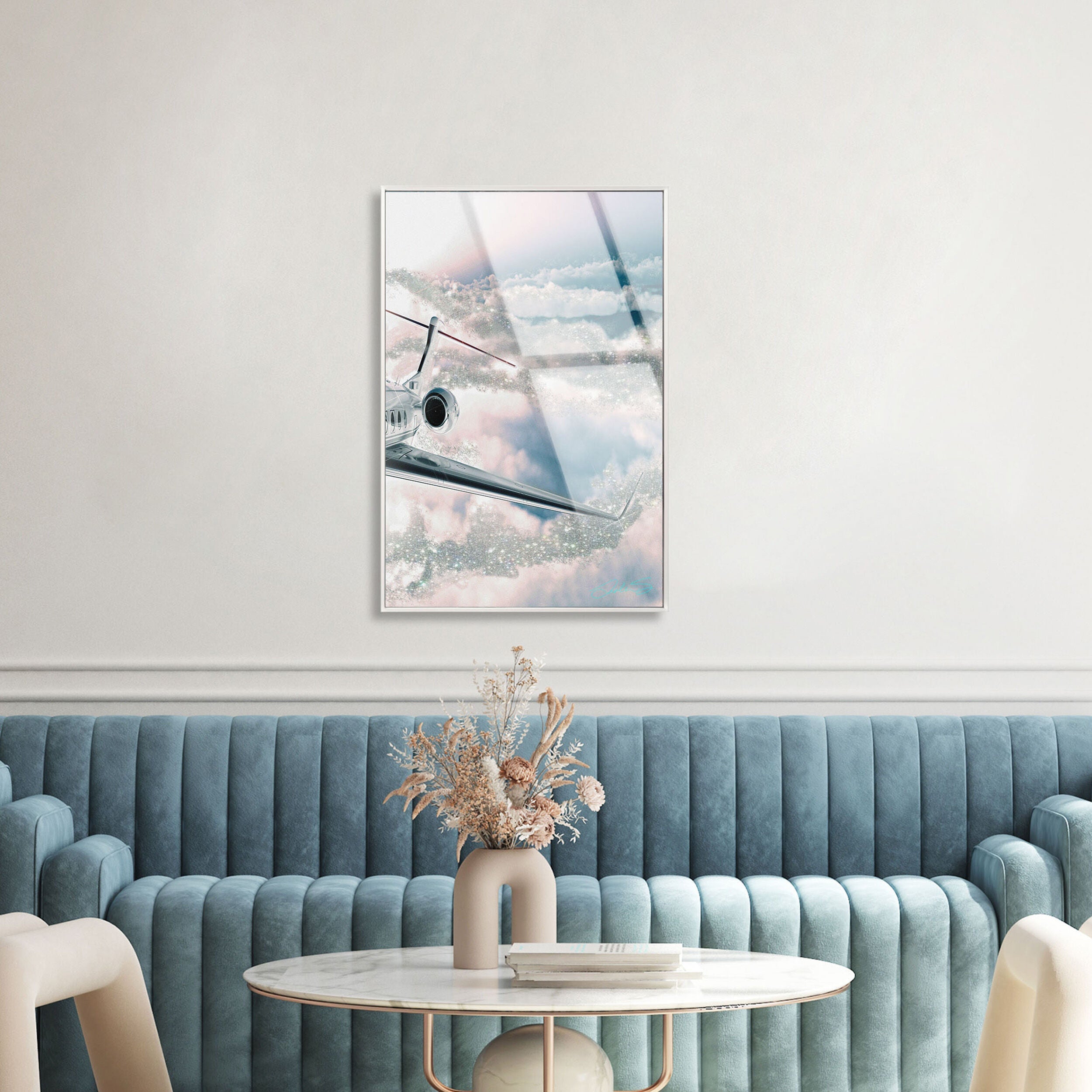 Taking the Jet Up - Framed Acrylic Art Secondary image