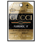 Glamorous Pass Luggage Tag