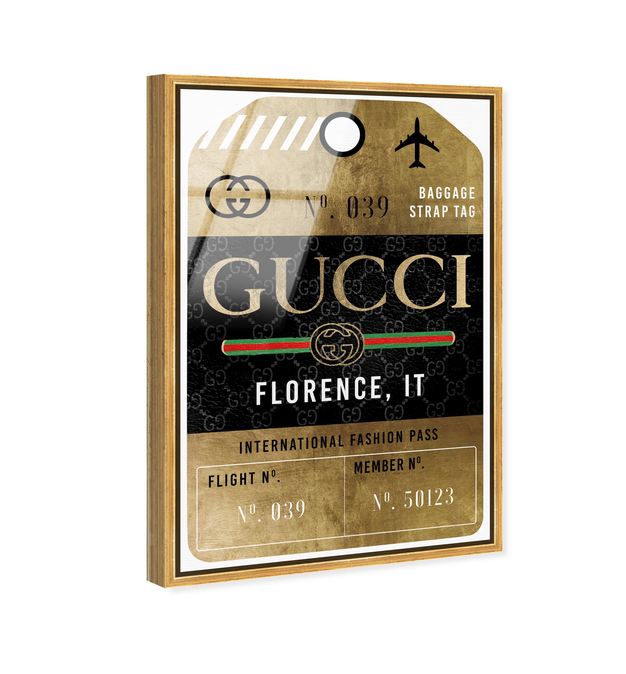 Glamorous Pass Luggage Tag