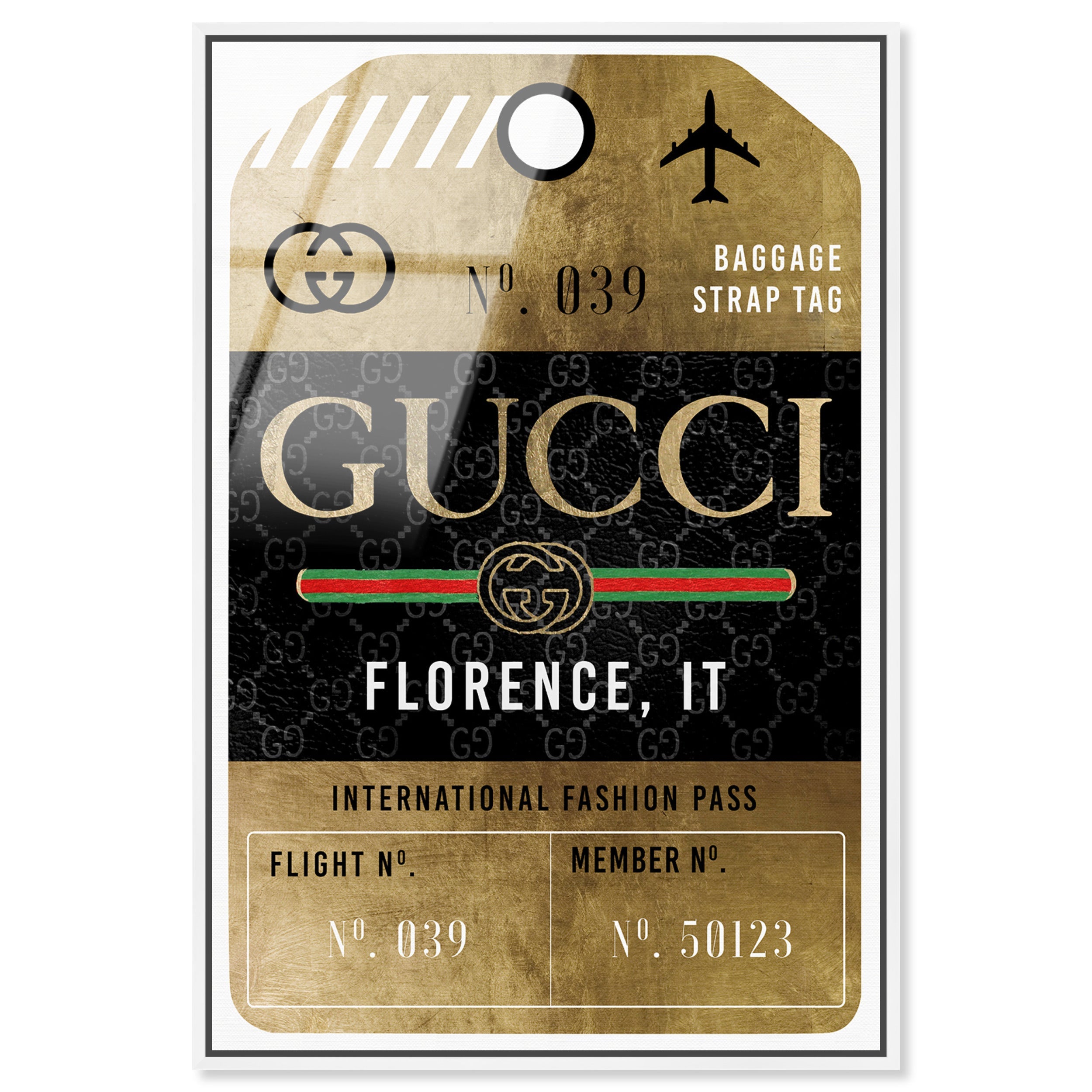 Glamorous Pass Luggage Tag