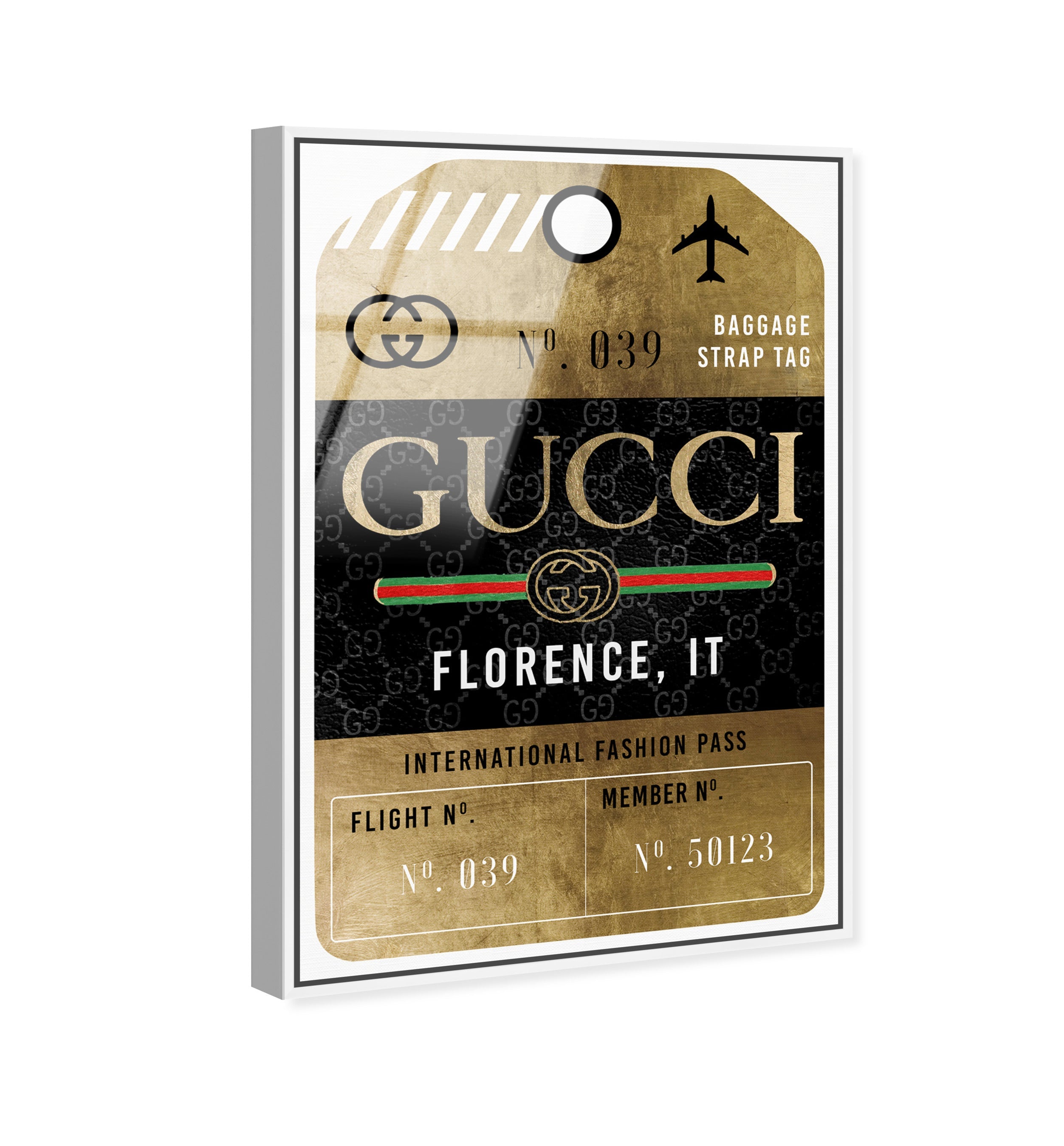 Glamorous Pass Luggage Tag