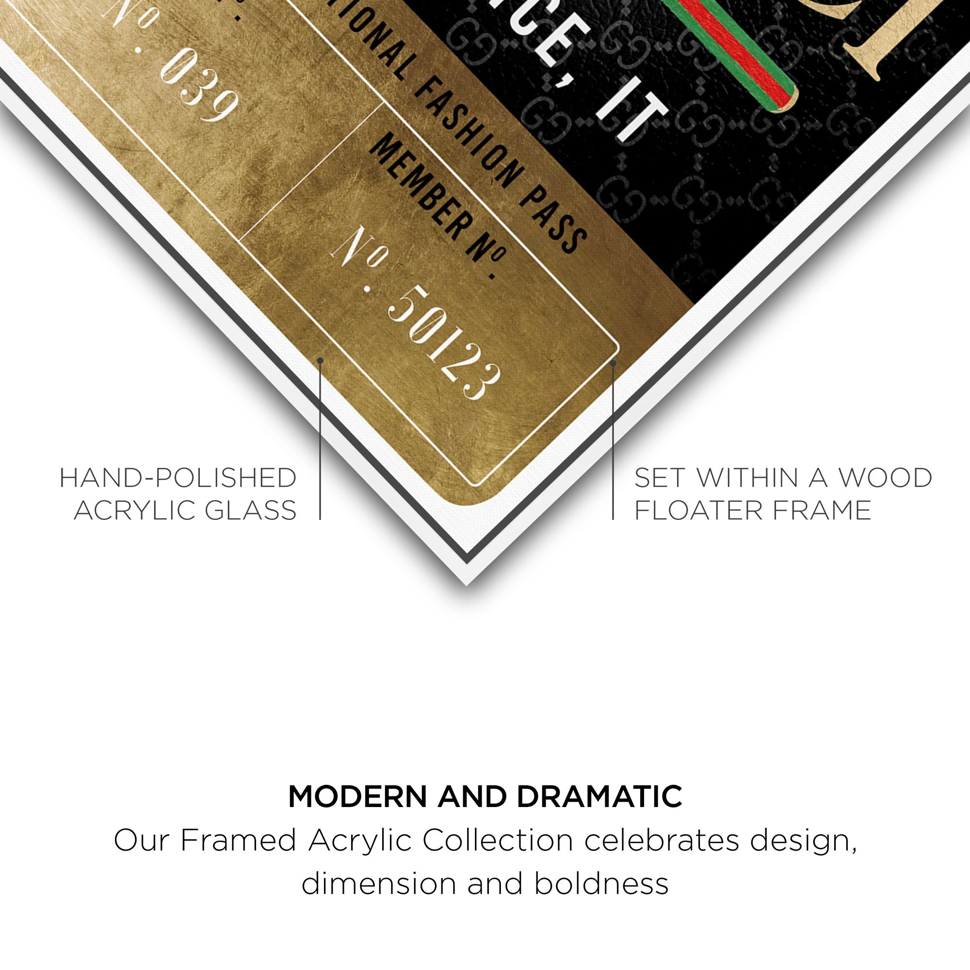 Glamorous Pass Luggage Tag