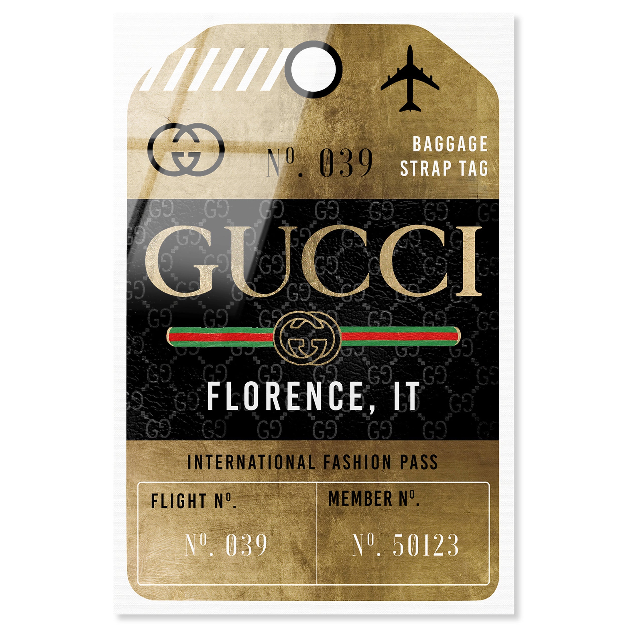 Glamorous Pass Luggage Tag Main image