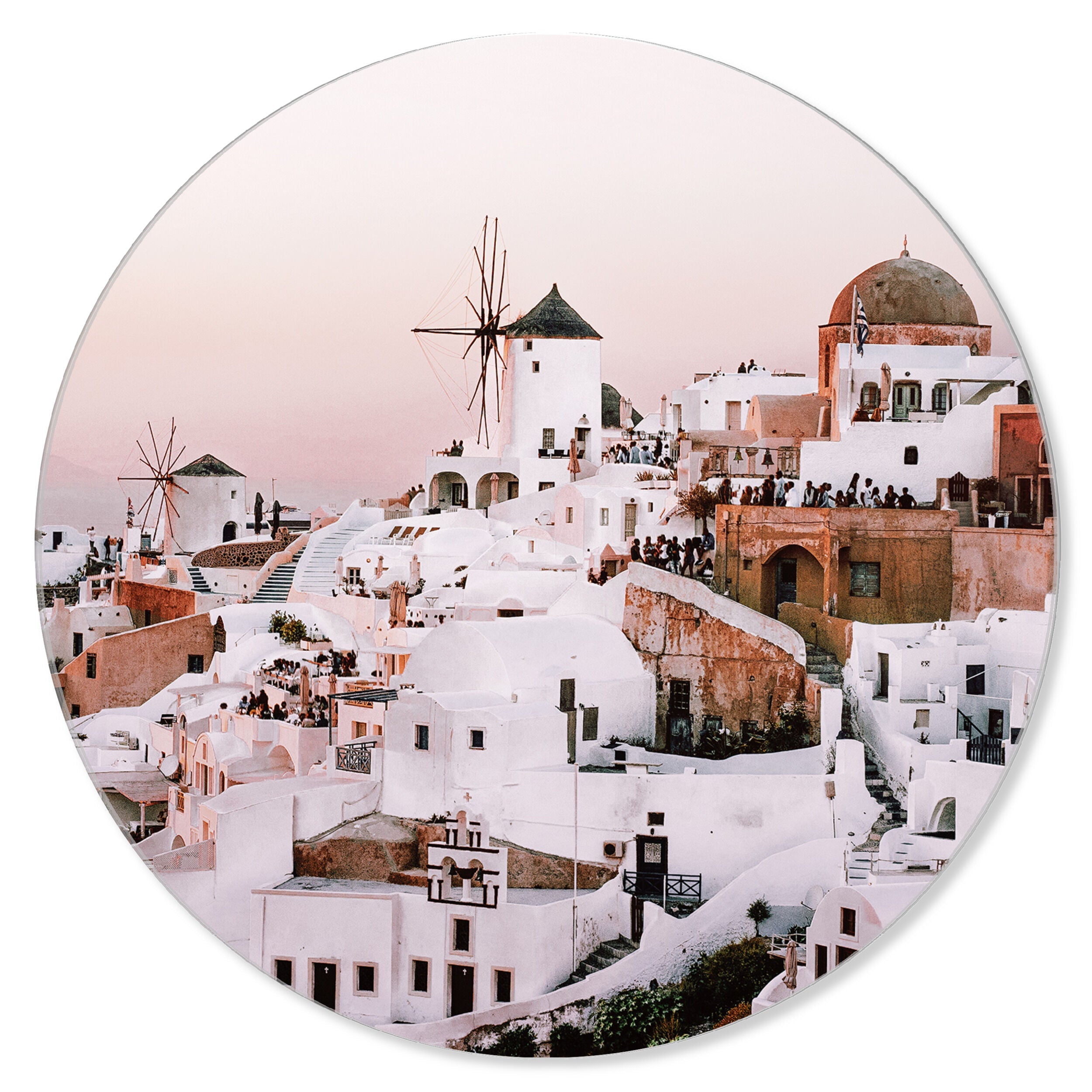 Santorini Sunrise - Acrylic panel Secondary image