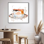 Orange Caramel Tea Cup