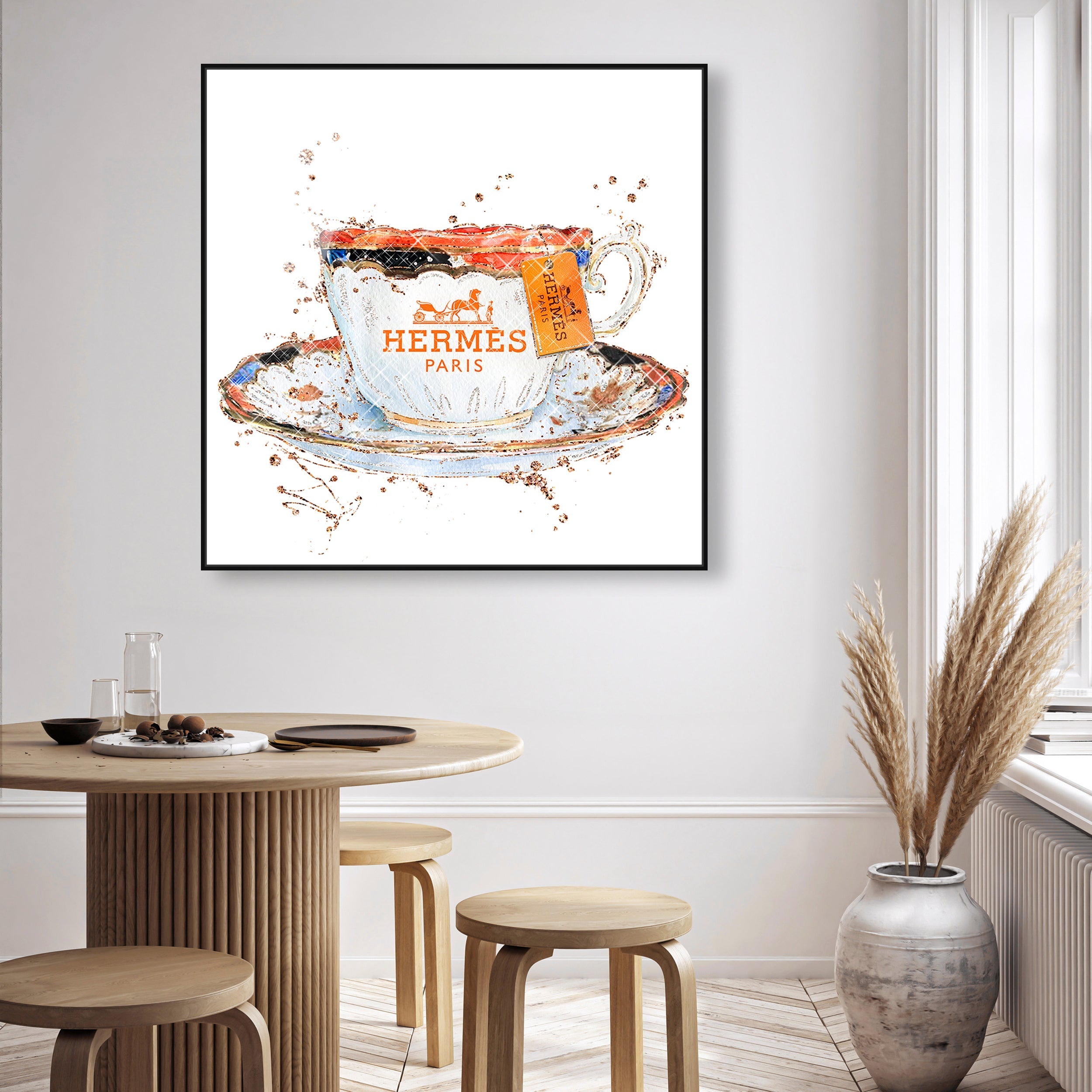 Orange Caramel Tea Cup