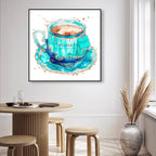 Aqua Tea Cup