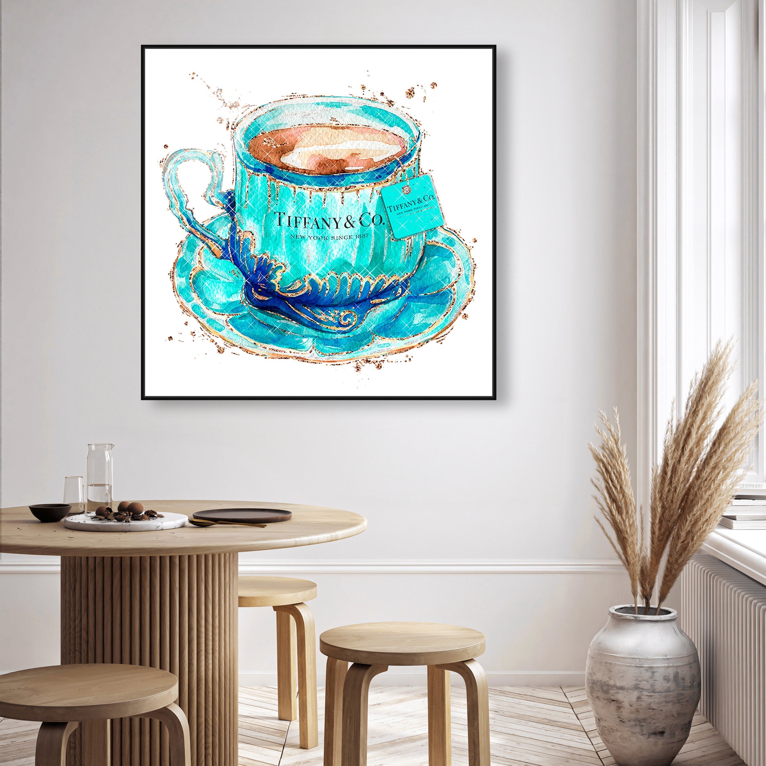 Aqua Tea Cup