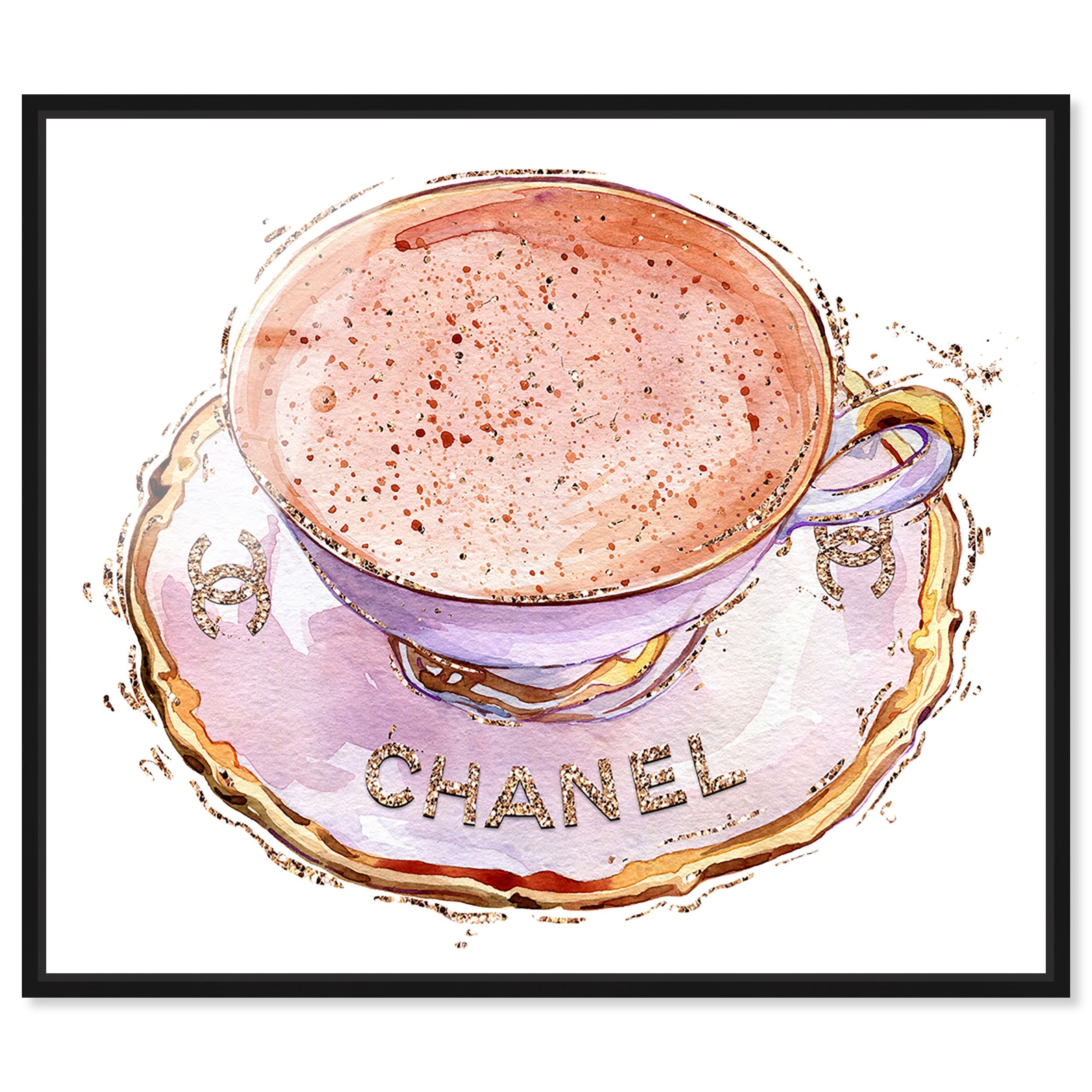 White Glam Tea Cup