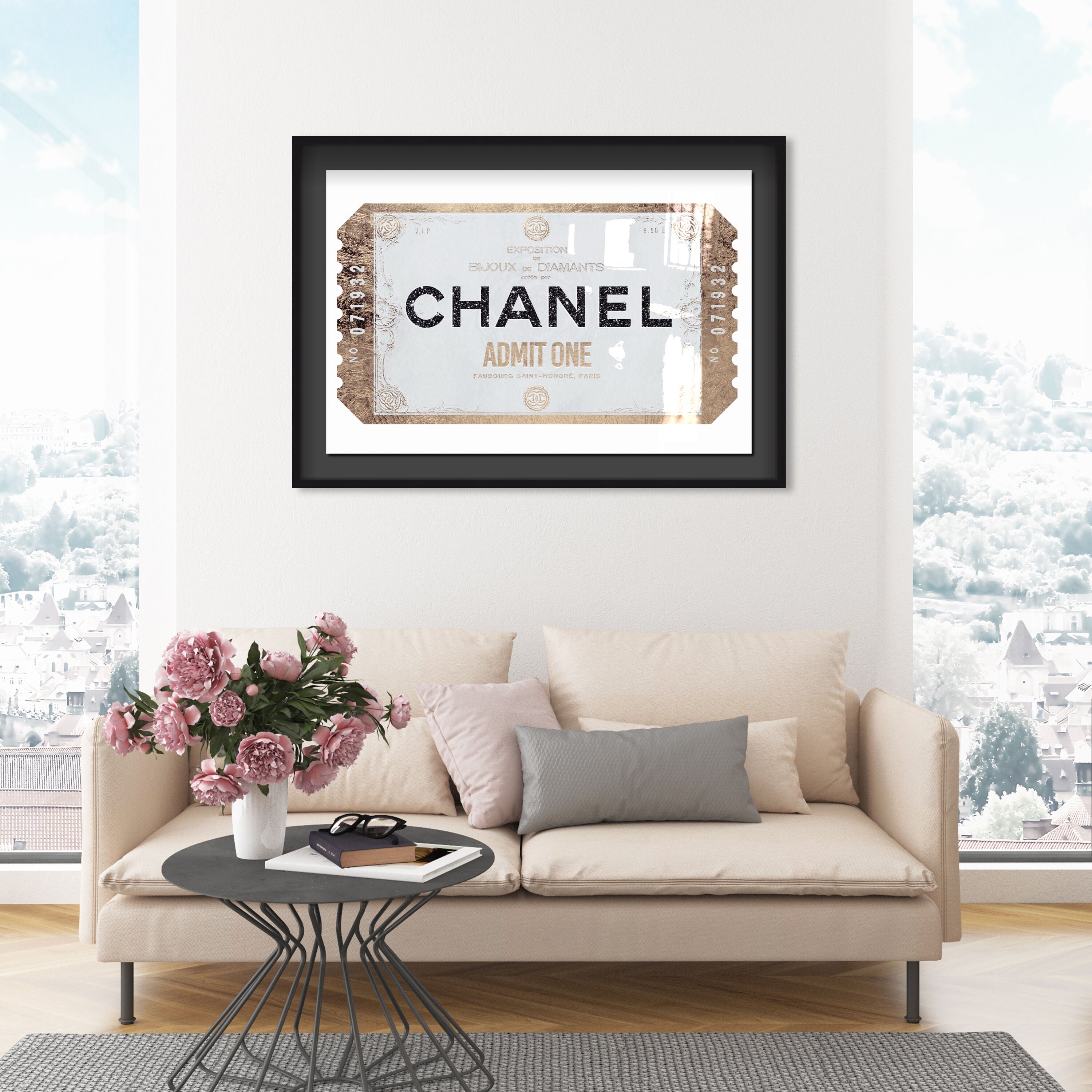 ADMIT ONE Faubourg Clean - Displayed in a shadowbox Main image