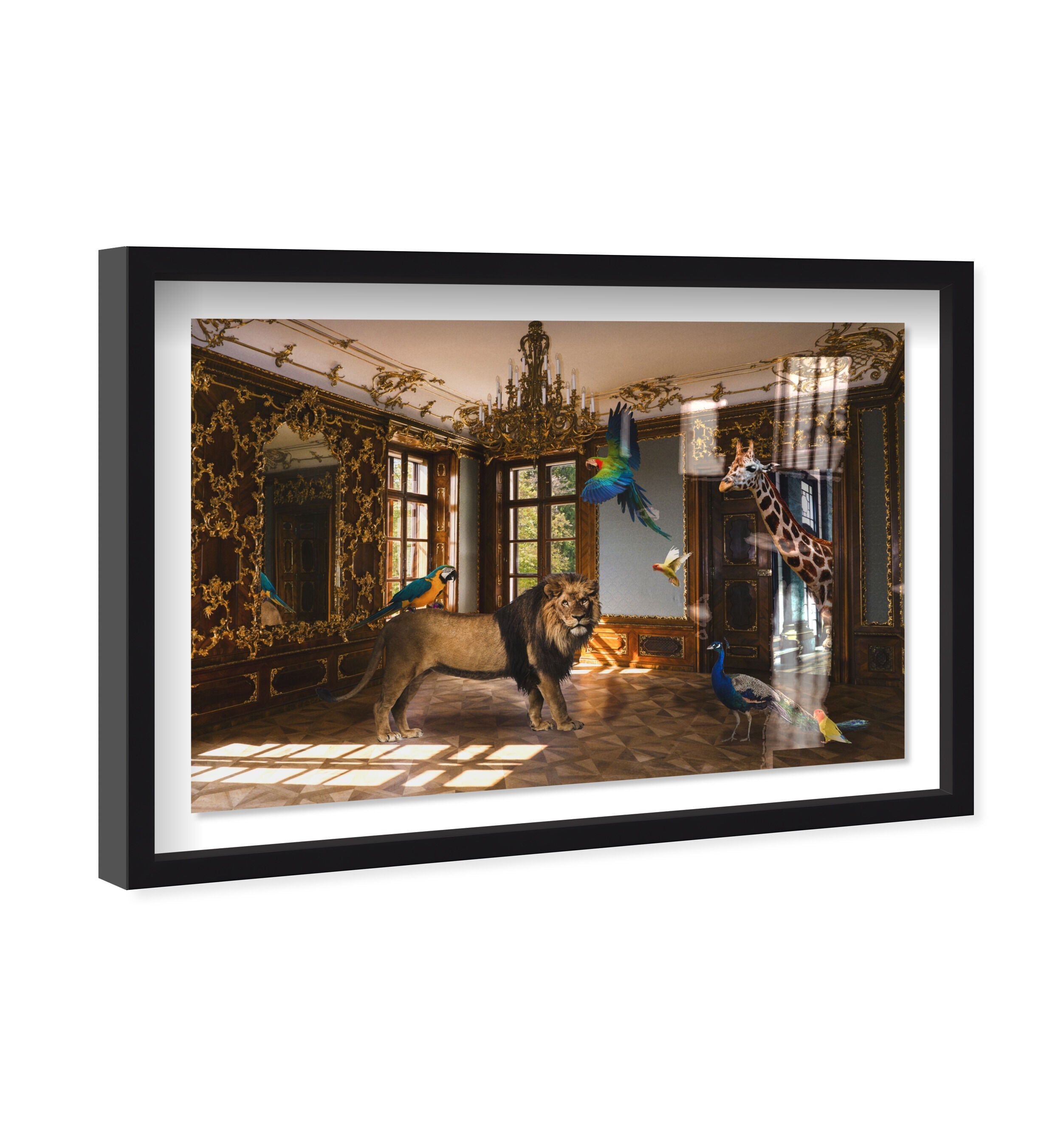 Associates in Rococo  - Displayed in a shadowbox