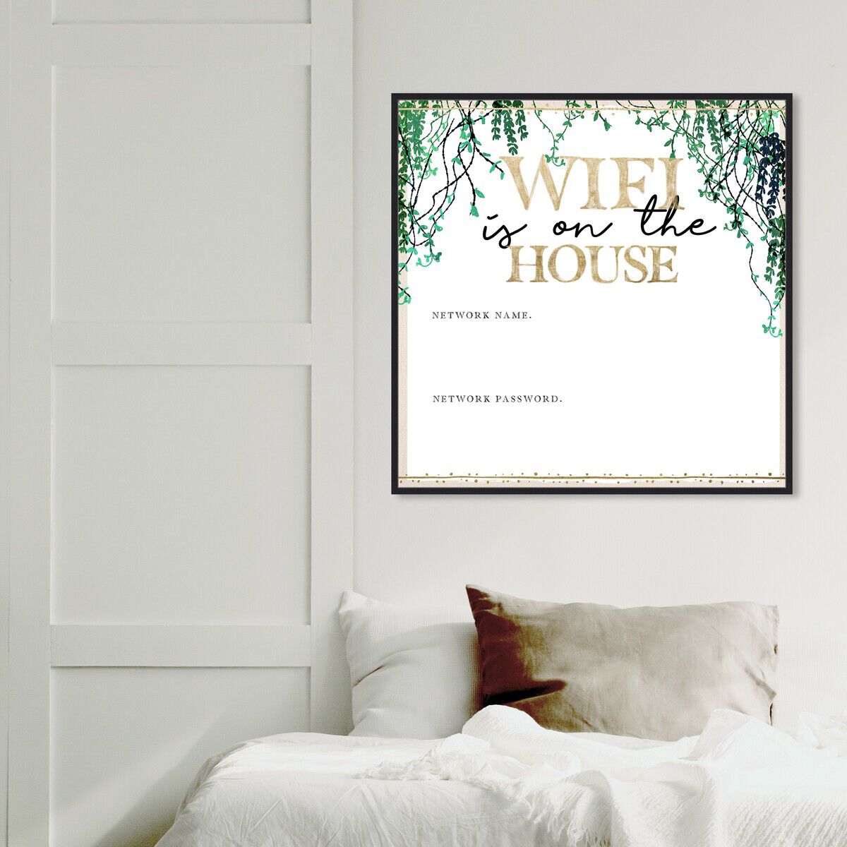 Wifi Password Garden Wall