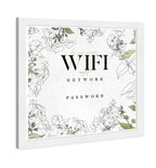 Wifi Password Floral Sketches