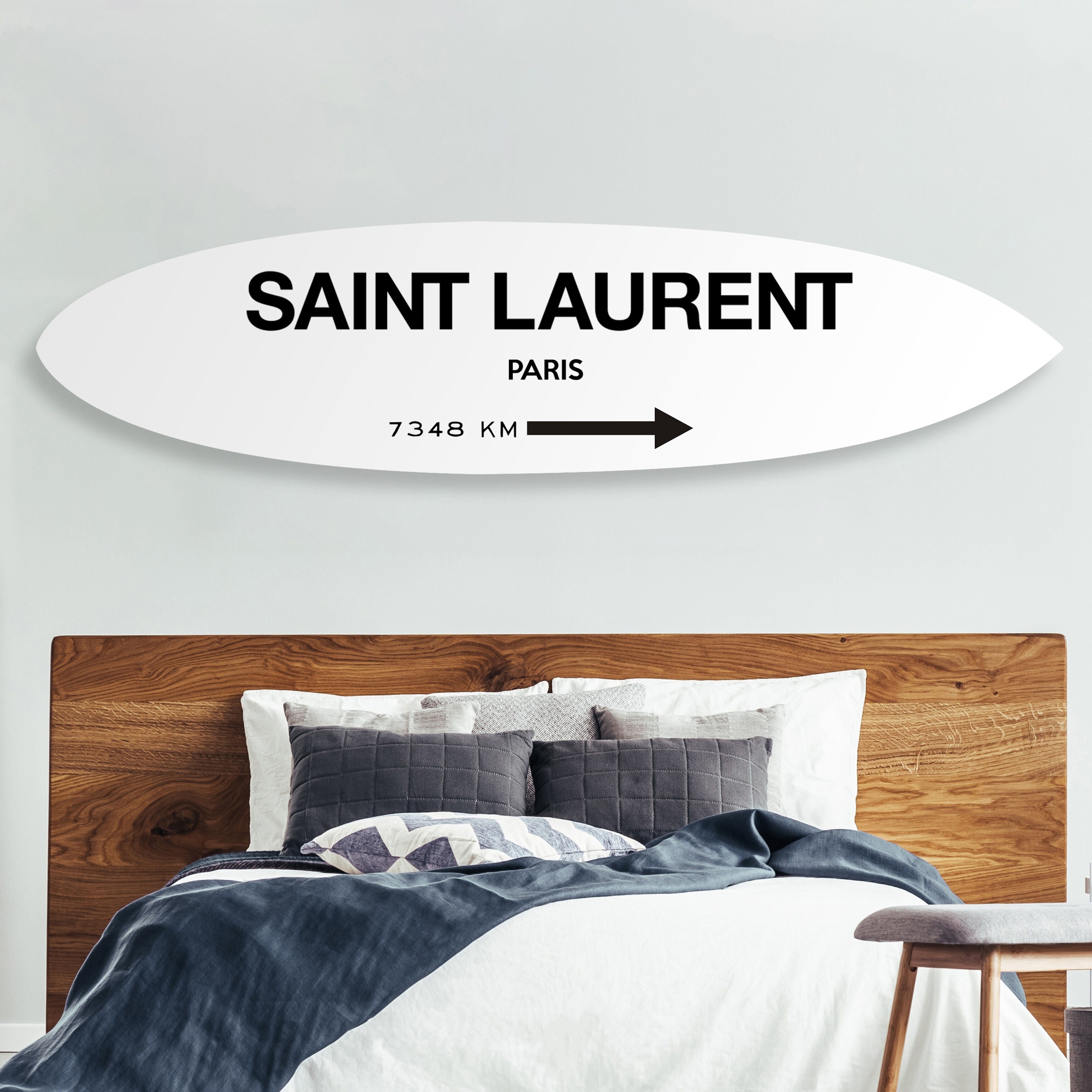 Paris Surf Board White Classic Secondary image