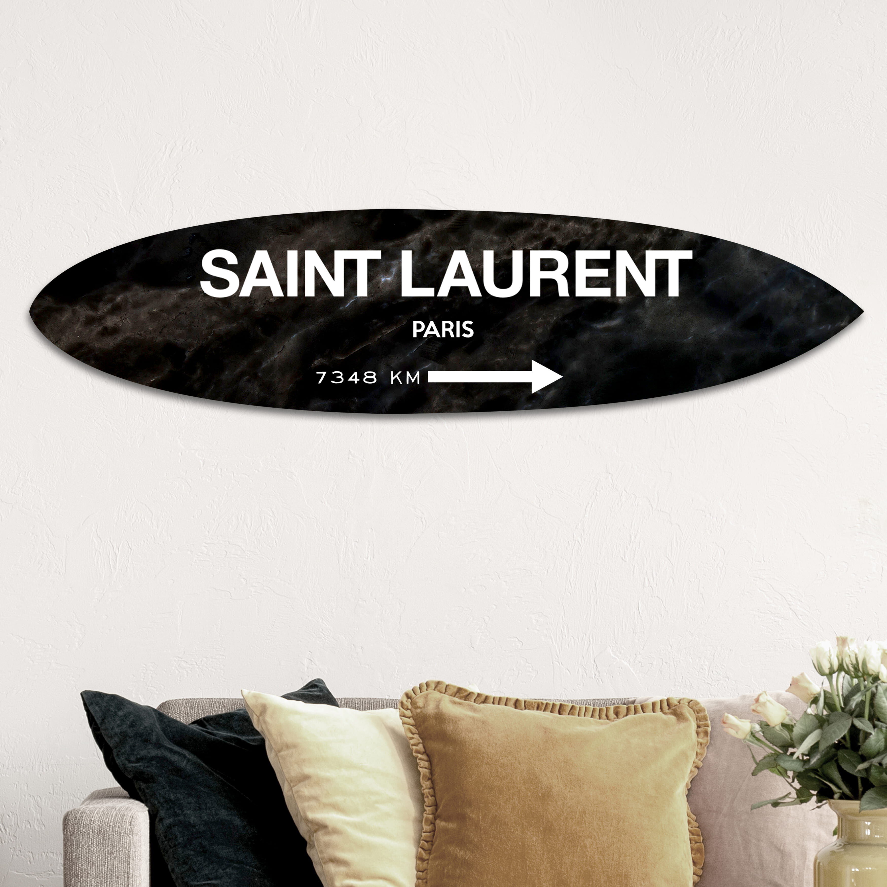 Paris Surf Board Black Marble Secondary image