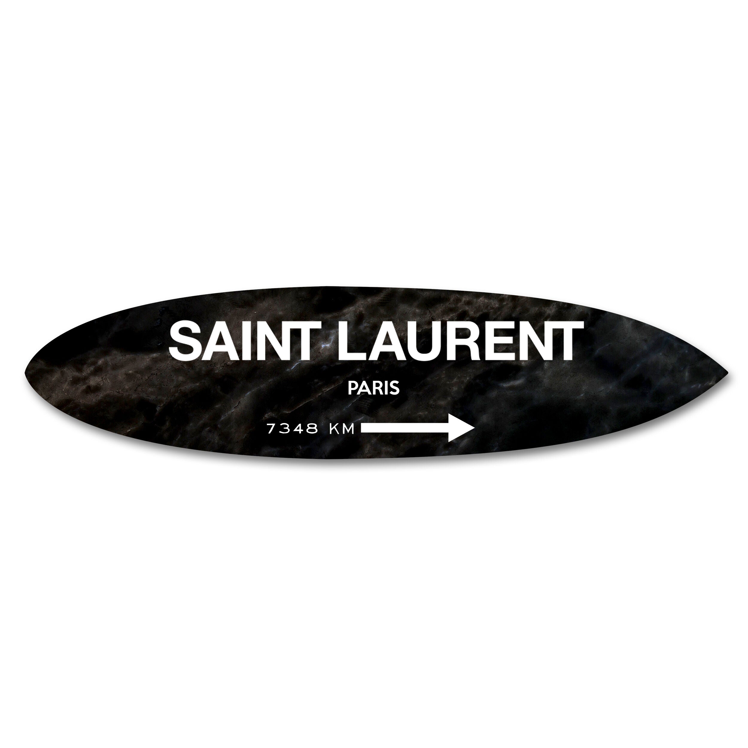 Paris Surf Board Black Marble Main image