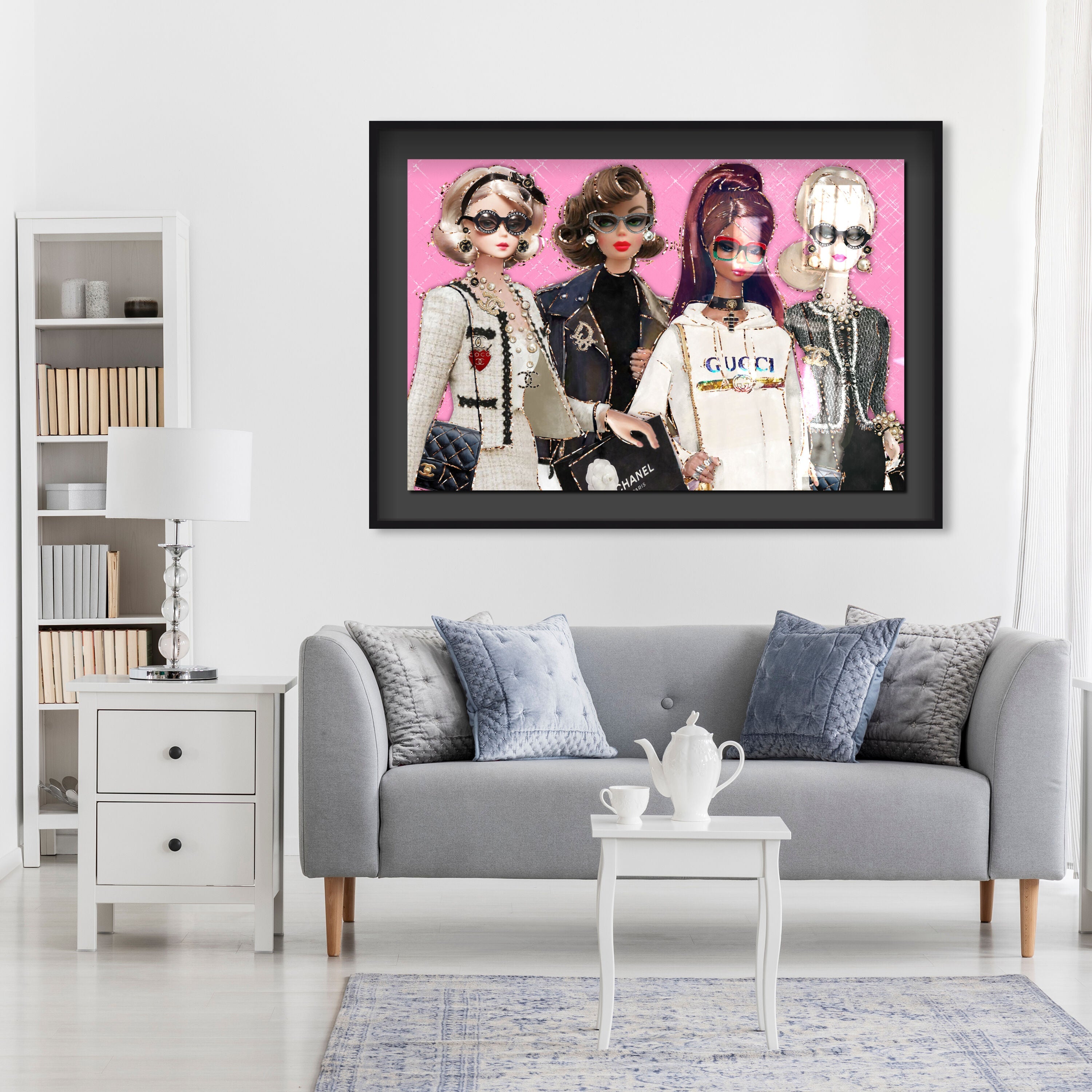 You Can't Sit With Us - Displayed in a shadowbox Main image