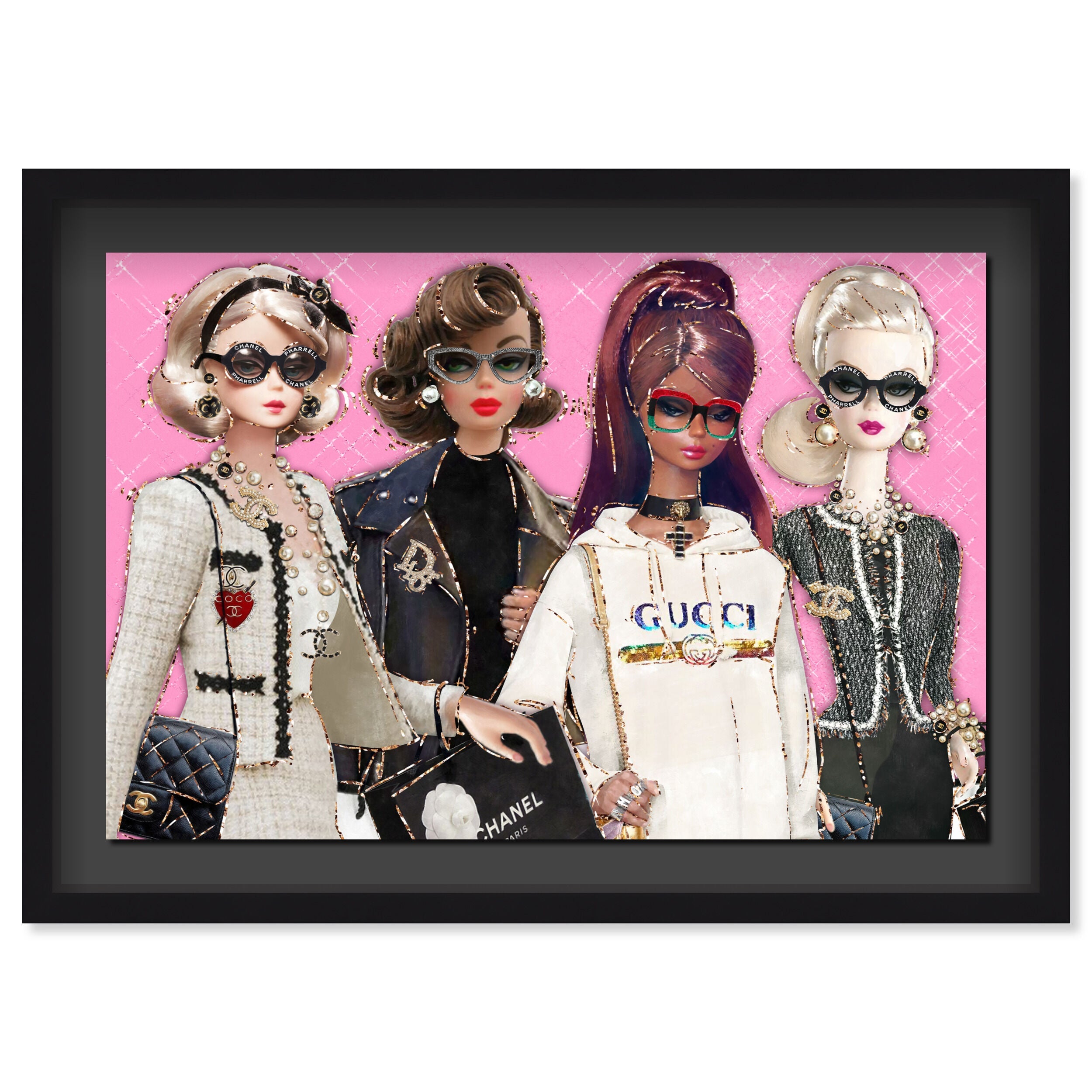 You Can't Sit With Us - Displayed in a shadowbox Secondary image