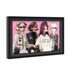 You Can't Sit With Us - Displayed in a shadowbox