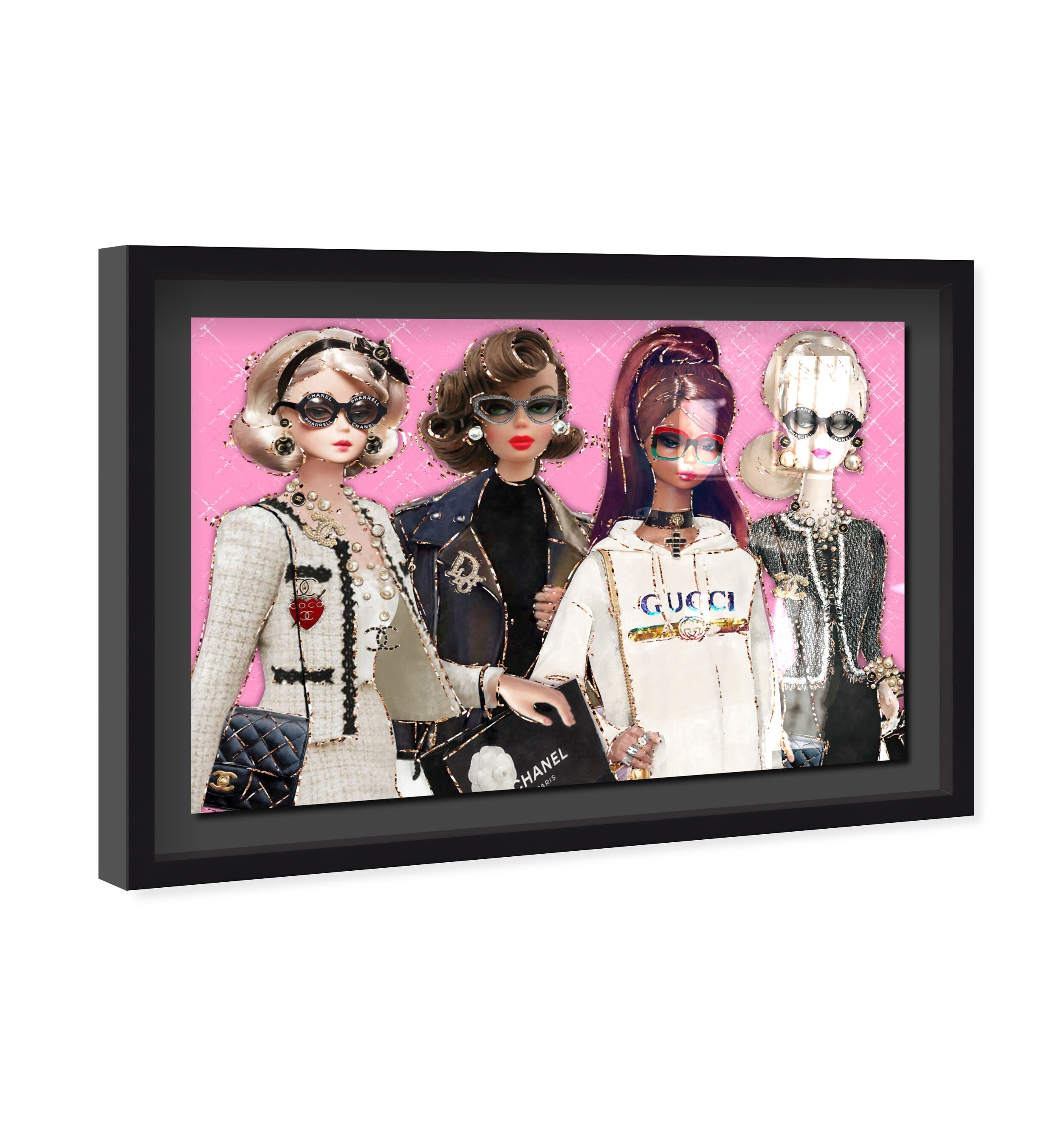 You Can't Sit With Us - Displayed in a shadowbox