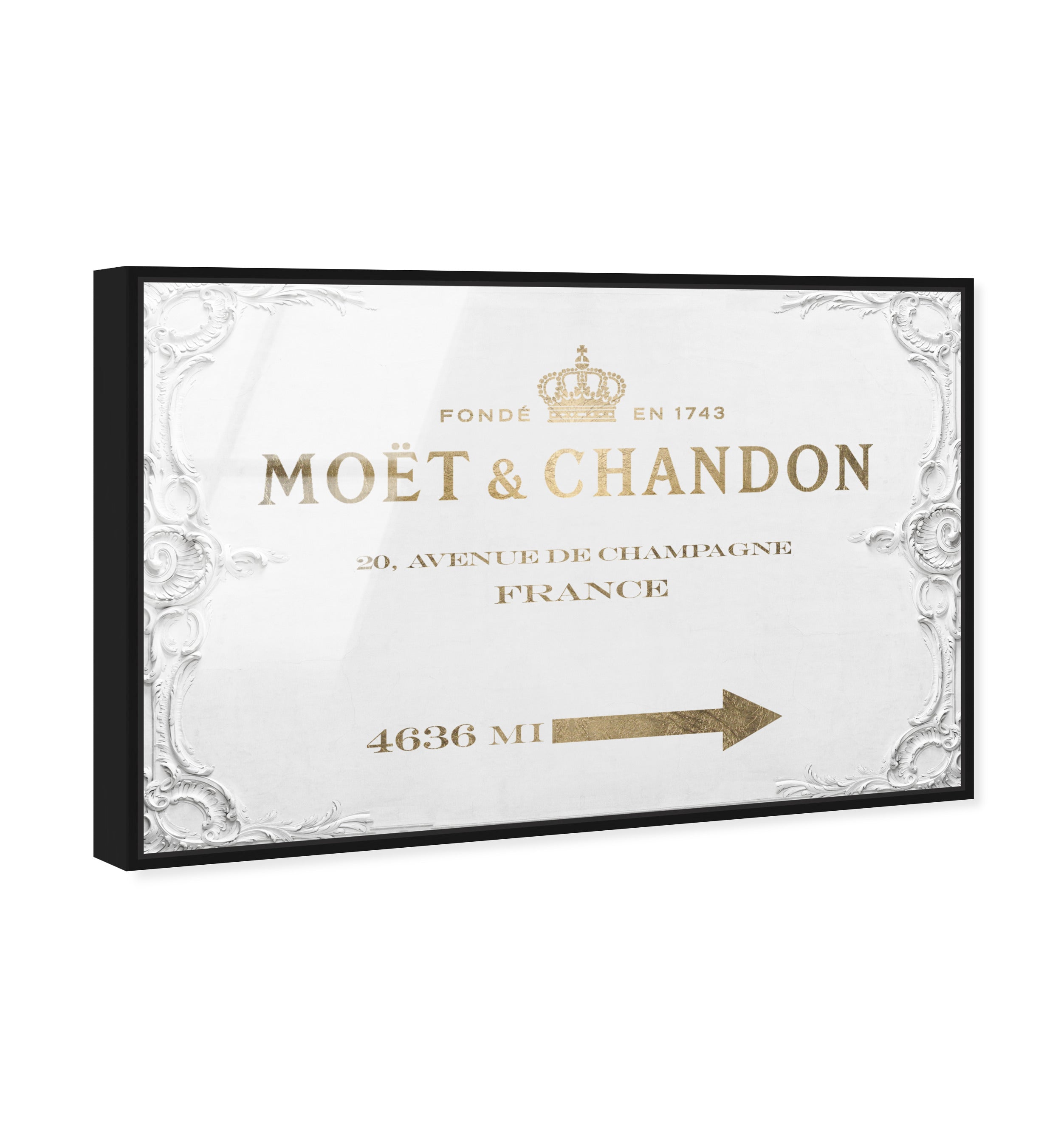 Star Champagne Road Sign