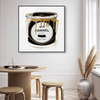 Gold Paint Can Noir