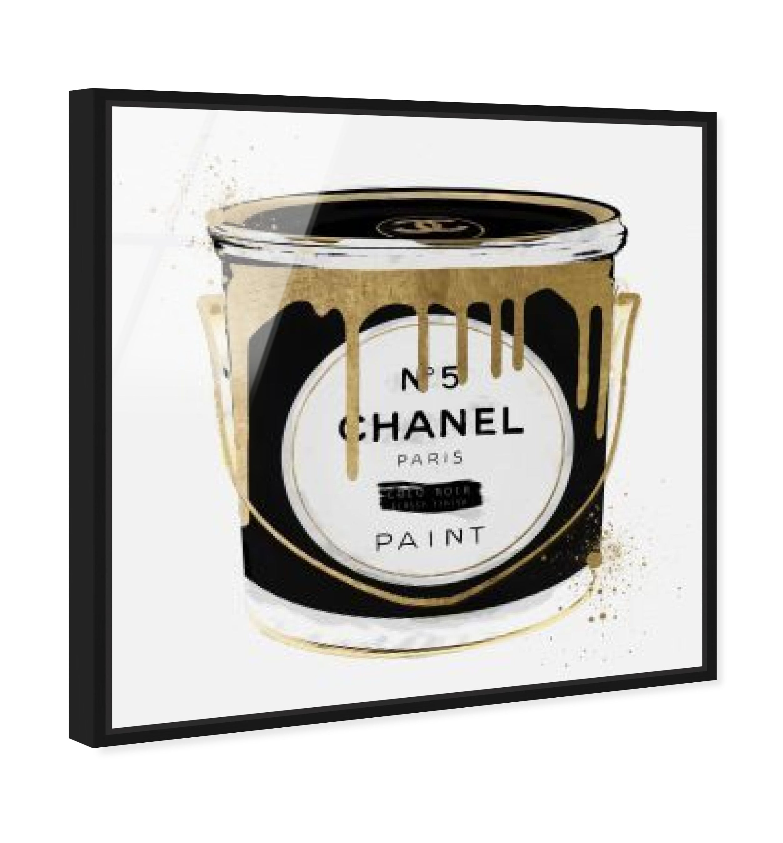 Gold Paint Can Noir