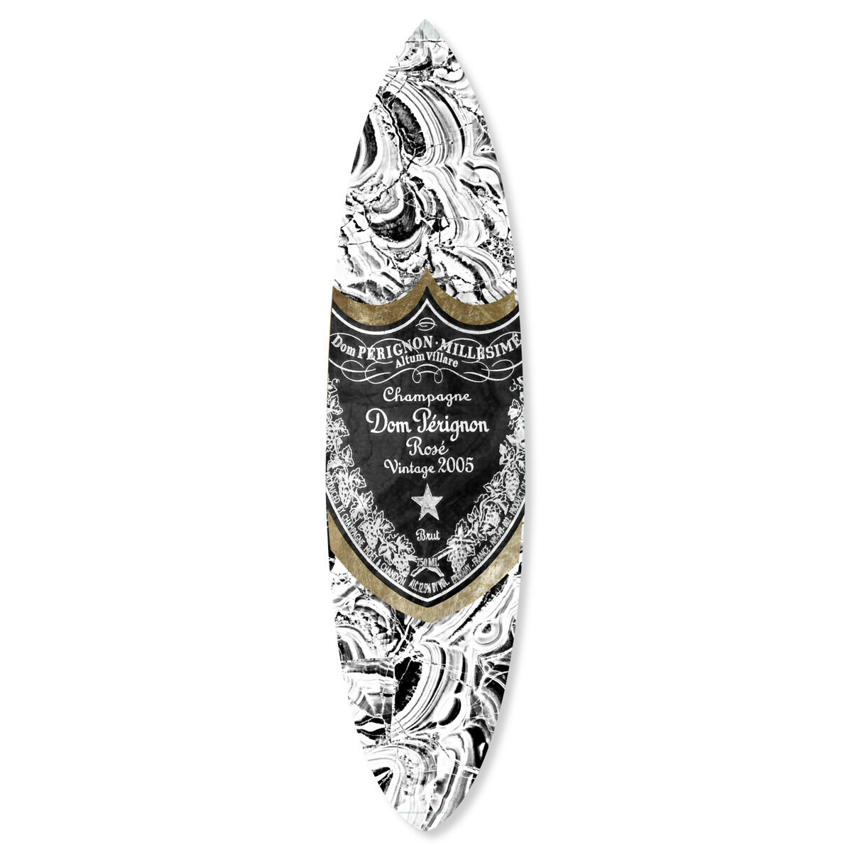 Gilded Beast | Surfboard Gallery Wall