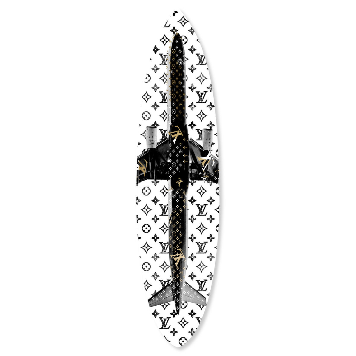 Monogram Muse | Surfboard Gallery Wall