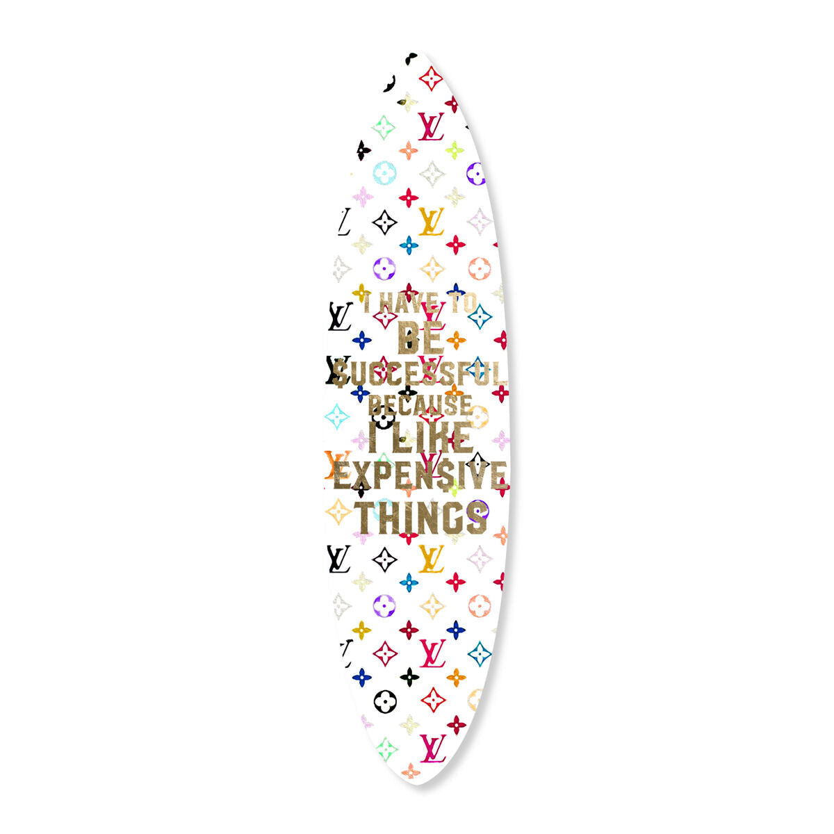 No Other Way Color Surfboard Flat