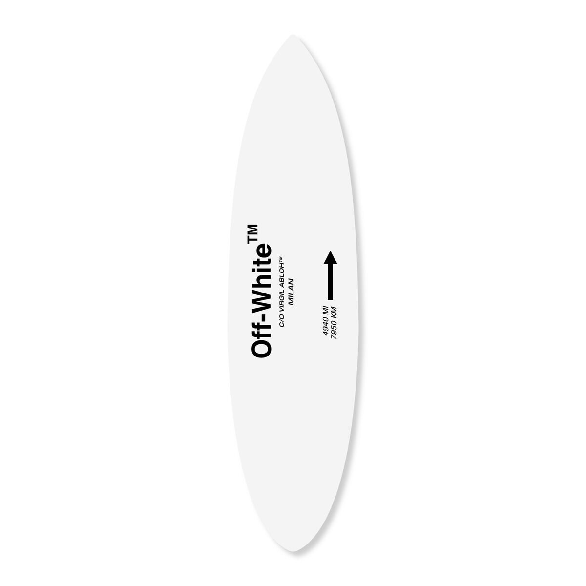 OFF Road Sign Minimalist Surfboard Flat