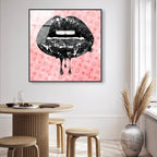 Noir and Blush Lips