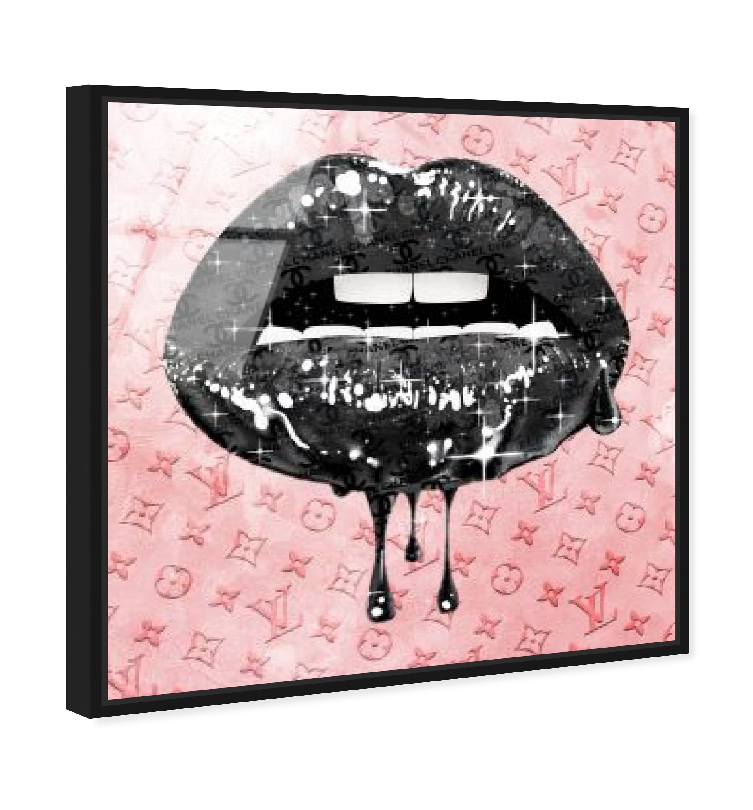 Noir and Blush Lips