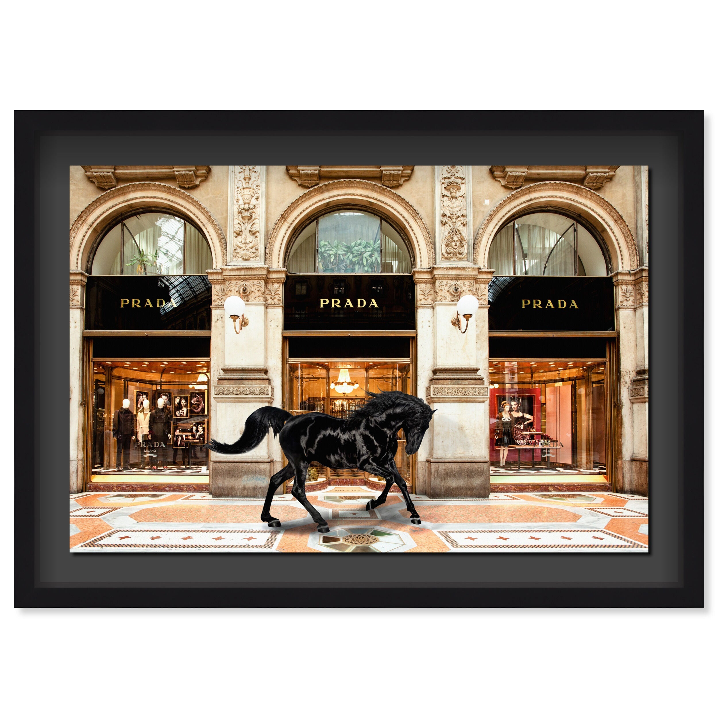 Royal Shopping in Italy - Displayed in a shadowbox Secondary image
