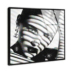 Solid Stare - Framed Acrylic Art