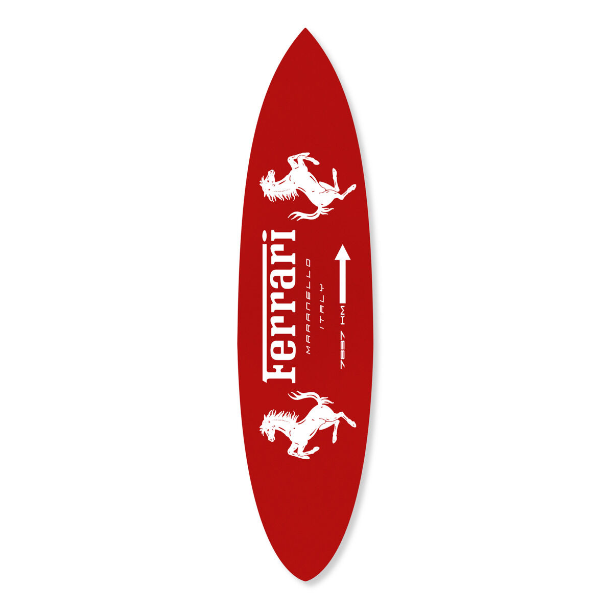 Cavalleria Rossa Road Sign Surfboard Main image