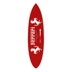 Cavalleria Rossa Road Sign Surfboard