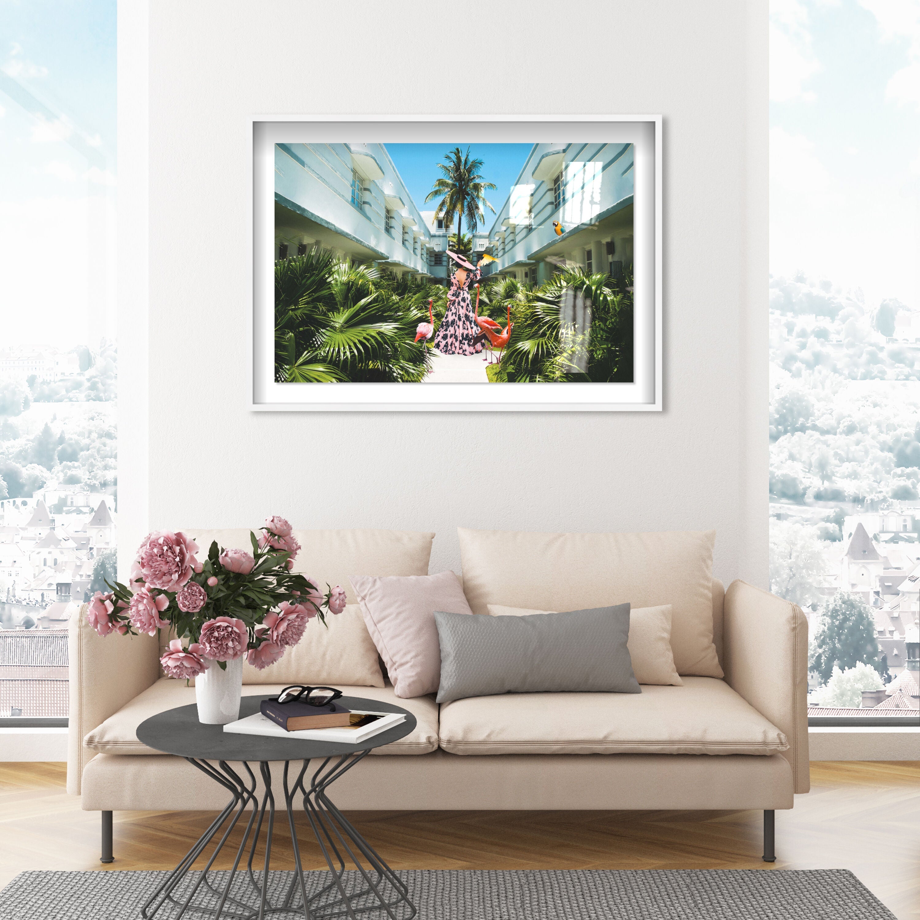 Miami Deco - Displayed in a shadowbox Main image