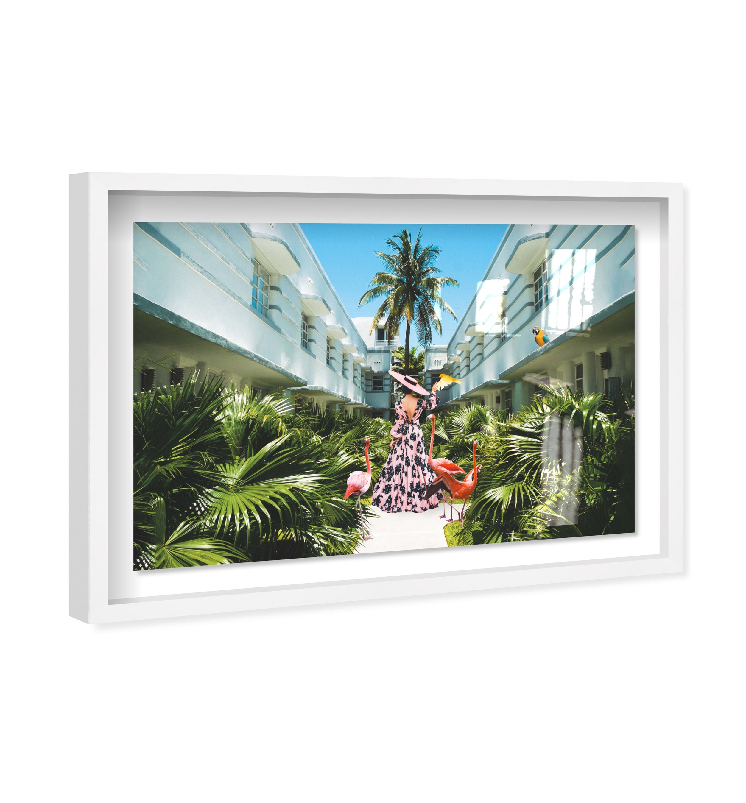 Miami Deco - Displayed in a shadowbox