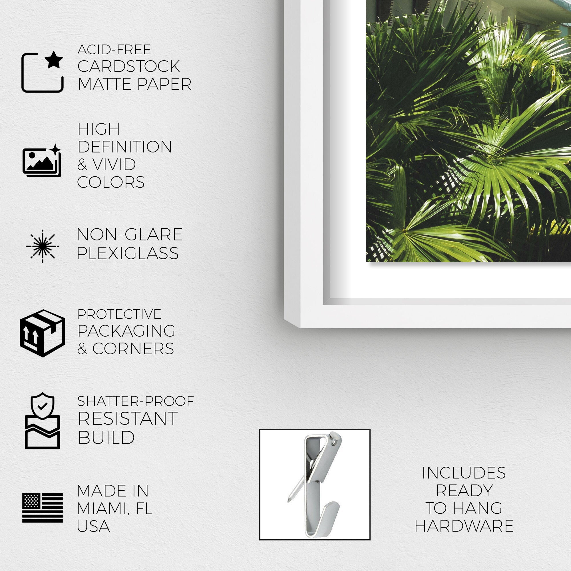 Miami Deco - Displayed in a shadowbox