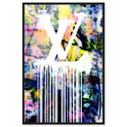 Dripping Stencil Wall