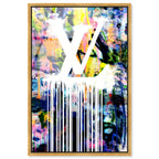 Dripping Stencil Wall