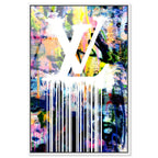 Dripping Stencil Wall
