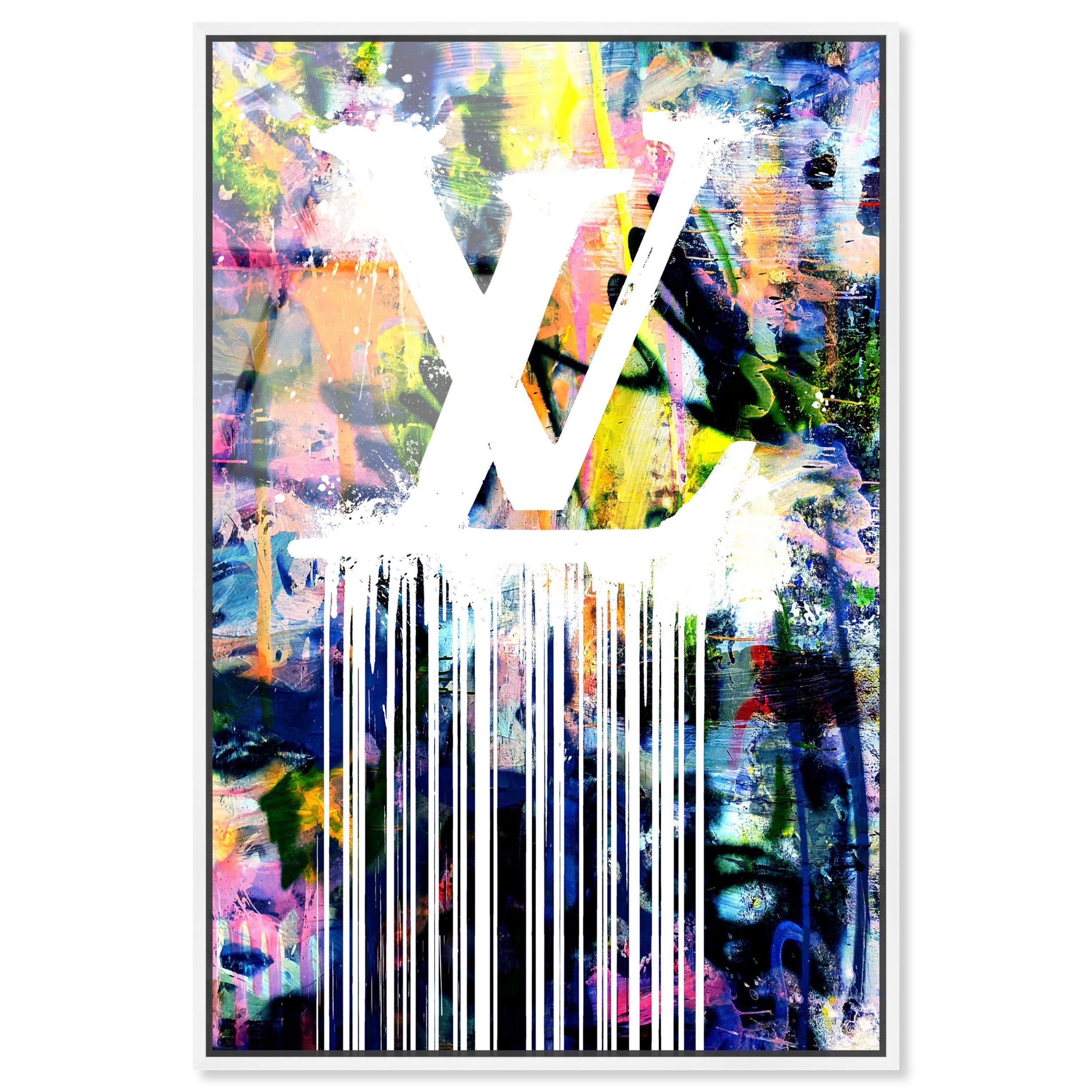Dripping Stencil Wall