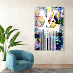 Dripping Stencil Wall
